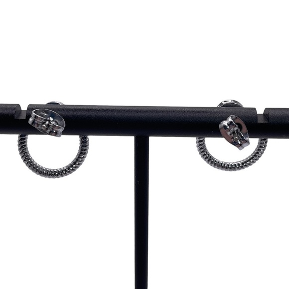 Paul Hewitt circular rope earrings New in Pouch - Picture 3 of 3